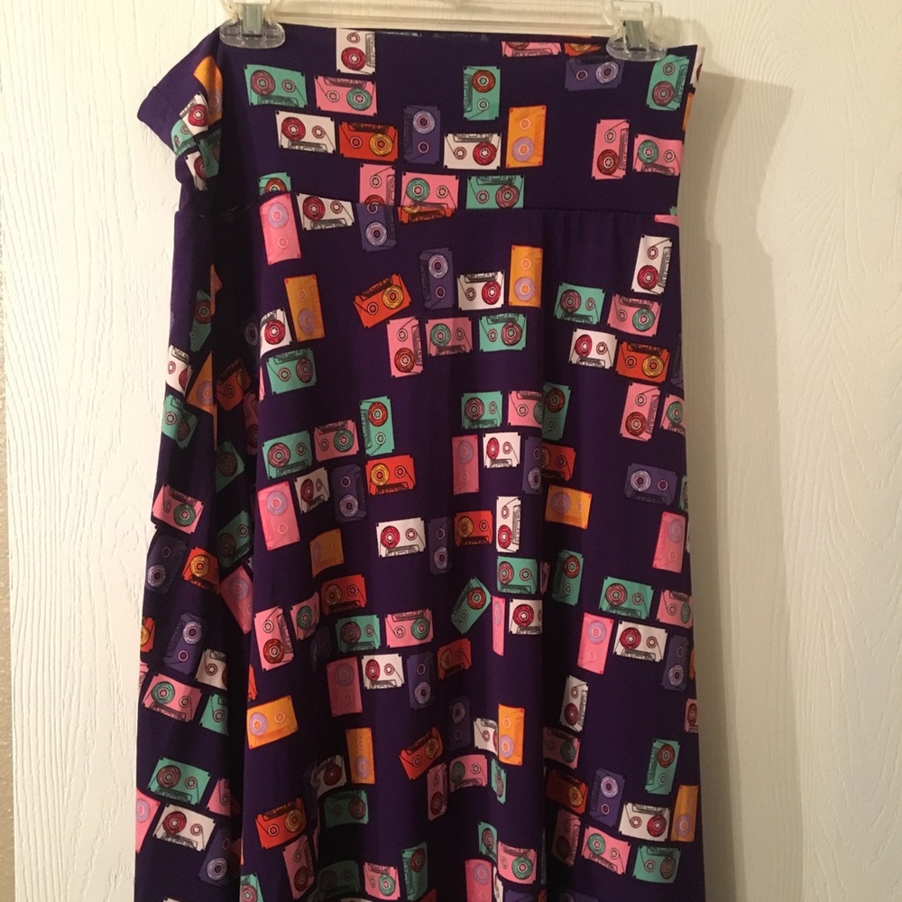 LuLaRoe Large Azure CASSETTE TAPES